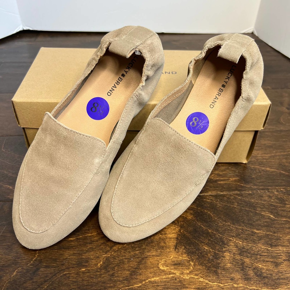 Lucky Brand Morissie Loafer Suede Size 8 1/2 M